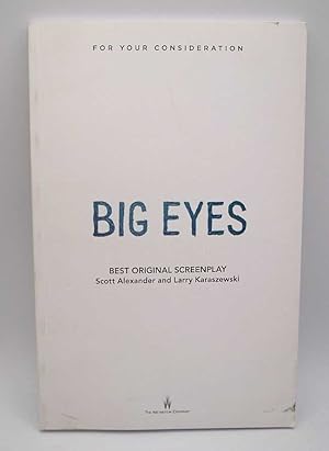 Seller image for Big Eyes (Screenplay) for sale by Easy Chair Books