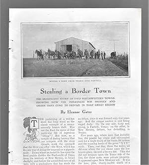 Seller image for Stealing A Border Town for sale by Legacy Books II