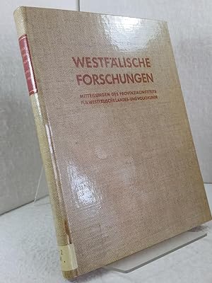 Westfälische Forschungen - Band 7 : 1953-1954 - Mitteilungen des Provinzialinstituts für Westfäli...