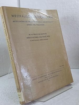 Westfälische Forschungen - Band 6 : 1943-1952 : Mitteilungen des Provinzialinstituts für Westfäli...