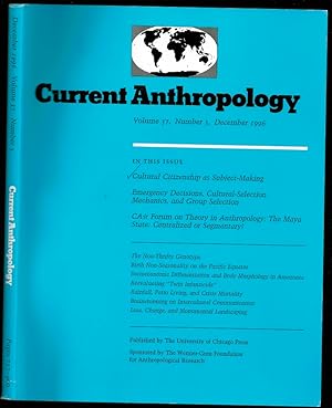 Imagen del vendedor de Cultural Citizenship as Subject-Making: Immigrants Negotiate Racial and Cultural Boundaries in the United States in Current Anthropology Volume 37, Number 5 a la venta por The Book Collector, Inc. ABAA, ILAB