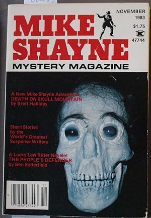 Seller image for Mike Shayne - Mystery Magazine (Pulp Digest Magazine); Vol. 47, No. 11 ; November 1983 Published by Renown Publications Inc - SKULL Photo Cover - Death on Skull Mountain by Brett Halliday for sale by Comic World