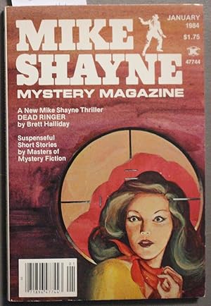 Imagen del vendedor de Mike Shayne - Mystery Magazine (Pulp Digest Magazine); Vol. 48, No. 1 ; January 1984 Published by Renown Publications Inc - Dead Ringer by Brett Halliday; a la venta por Comic World