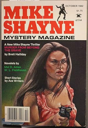 Seller image for Mike Shayne - Mystery Magazine (Pulp Digest Magazine); Vol. 46, No. 10 ; October 1982 Published by Renown Publications Inc.; - Murder From Beyond the Grave by Brett Halliday for sale by Comic World