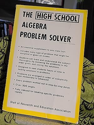 Seller image for High School Algebra Tutor (High School Tutors Study Guides) for sale by the good news resource