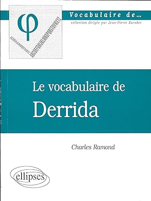 Bild des Verkufers fr Le vocabulaire de Derrida zum Verkauf von LES TEMPS MODERNES