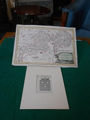 Oberpfalz nördliche Pfleggerichte und gefürstete Grafschaft Störnstein. Original-Kupferstichkarte...