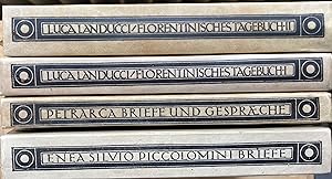 Ein florentinisches Tagebuch 1450-1516 (2 Bde); Briefe; Briefe und Gespräche.