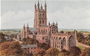 Image du vendeur pour scenic postcard: Gloucester Cathedral mis en vente par Mobyville