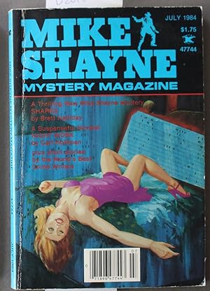 Seller image for Mike Shayne - Mystery Magazine (Pulp Digest Magazine); Vol. 48, No. 7 ; July 1984 Published by Renown Publications Inc.; - Sharks by Brett Halliday; for sale by Comic World