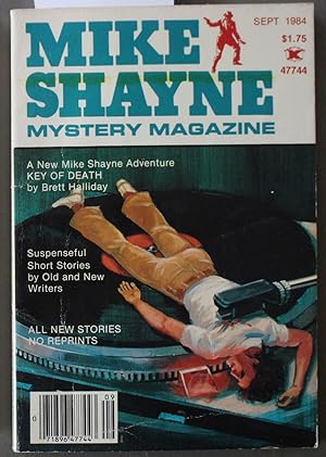 Seller image for Mike Shayne - Mystery Magazine (Pulp Digest Magazine); Vol. 48, No. 9 ; September 1984 Published by Renown Publications Inc.; - Key of Death by Brett Halliday; for sale by Comic World