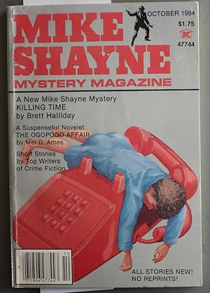 Image du vendeur pour Mike Shayne - Mystery Magazine (Pulp Digest Magazine); Vol. 48, No. 10 ; October 1984 Published by Renown Publications Inc.; - Killing Time by Brett Halliday; mis en vente par Comic World