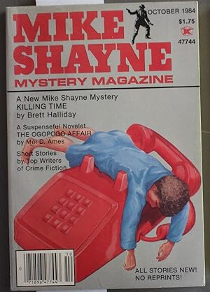 Imagen del vendedor de Mike Shayne - Mystery Magazine (Pulp Digest Magazine); Vol. 48, No. 10 ; October 1984 Published by Renown Publications Inc.; - Killing Time by Brett Halliday; a la venta por Comic World