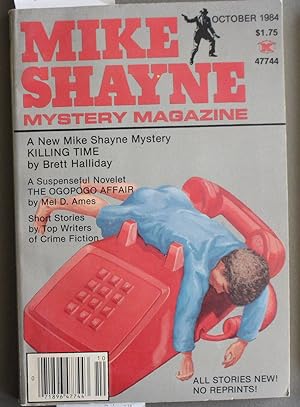 Seller image for Mike Shayne - Mystery Magazine (Pulp Digest Magazine); Vol. 48, No. 10 ; October 1984 Published by Renown Publications Inc.; - Killing Time by Brett Halliday; for sale by Comic World