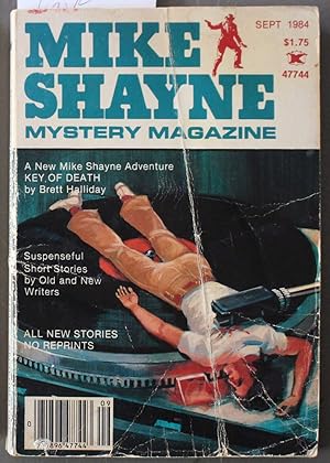 Imagen del vendedor de Mike Shayne - Mystery Magazine (Pulp Digest Magazine); Vol. 48, No. 9 ; September 1984 Published by Renown Publications Inc.; - Key of Death by Brett Halliday; a la venta por Comic World