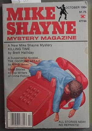 Imagen del vendedor de Mike Shayne - Mystery Magazine (Pulp Digest Magazine); Vol. 48, No. 10 ; October 1984 Published by Renown Publications Inc.; - Killing Time by Brett Halliday; a la venta por Comic World