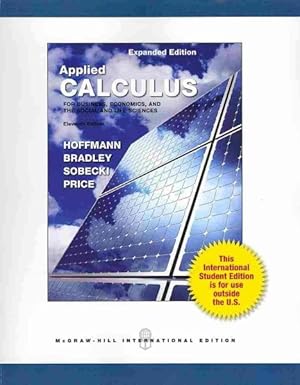 Immagine del venditore per Applied Calculus for Business, Economics, and the Social and Life Sciences, Expanded Edition venduto da GreatBookPrices