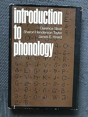 Seller image for Introduction to Phonology for sale by Cragsmoor Books