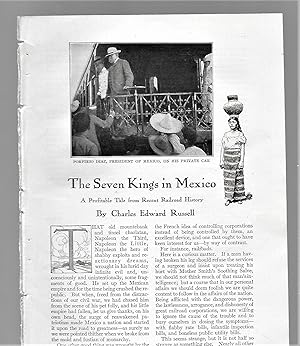 Bild des Verkufers fr The Seven Kings In Mexico: A Profitable Tale From Recent Railroad History zum Verkauf von Legacy Books II