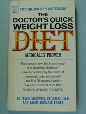 Bild des Verkufers fr The Doctor's Quick Weight Loss Diet zum Verkauf von PB&J Book Shop