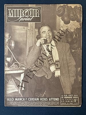 MIROIR SPRINT-N°87-20 JANVIER 1948-MARCEL CERDAN