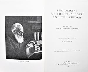 The Origins of the Synagogue and the Church