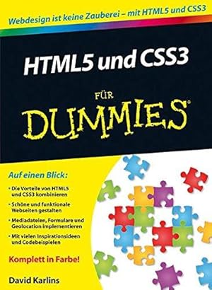 Seller image for HTML5 und CSS3 fr Dummies (Fr Dummies) for sale by WeBuyBooks
