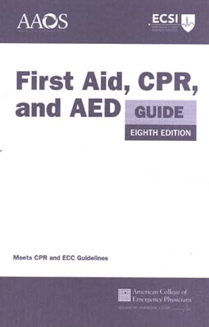 Bild des Verkufers fr First Aid, CPR, and AED Guide zum Verkauf von GreatBookPrices