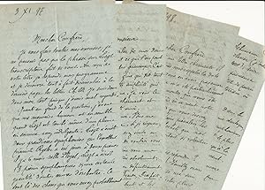 Amédée BOUTAREL correspondance autographe 9 lettres symphonie Beethoven