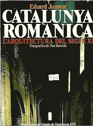 Imagen del vendedor de CATALUNYA ROMNICA, L'ARQUITECTURA DEL SEGLE XI a la venta por LLIBRERIA TECNICA
