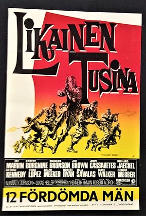 THE DIRTY DOZEN - An original, 1967 First Screening A2 Film Movie Poster