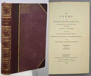 Bild des Verkufers fr THE POEMS. Including Salmagundi, Topsy-Turvy, Bubble and Squeak, and Crambe Repetita. With Corrections and Original Additions. zum Verkauf von Francis Edwards ABA ILAB