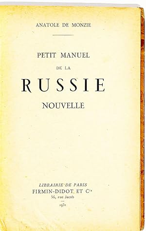 Petit manuel de la Russie nouvelle