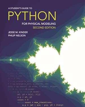 Imagen del vendedor de Student's Guide to Python for Physical Modeling a la venta por GreatBookPrices