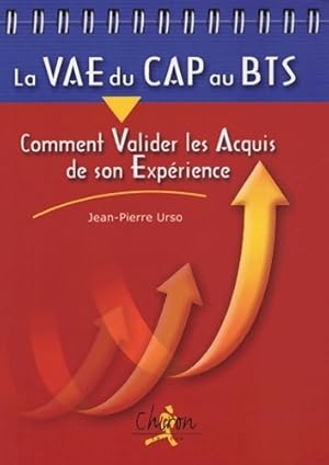 La VAE du CAP au BTS - Jean-Pierre Urso