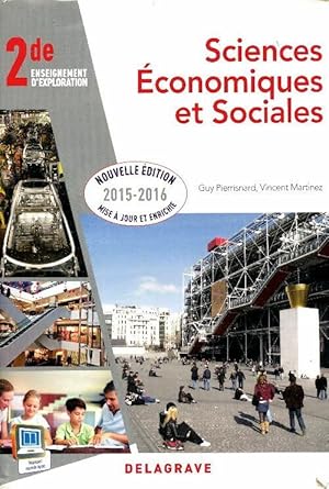 Sciences économiques et sociales Seconde - Guy Pierrisnard