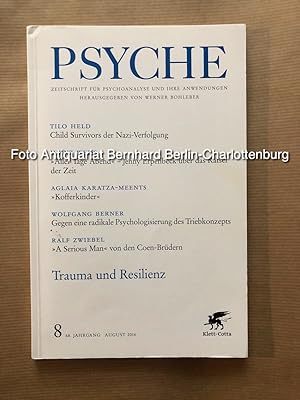 Immagine del venditore per Psyche. Zeitschrift fr Psychoanalyse und ihre Anwendungen; Heft 8, 2014; 68. Jahrgang (einzelnes Heft) venduto da Antiquariat Bernhard