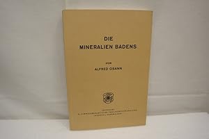 Image du vendeur pour Die Mineralien Badens mis en vente par Antiquariat Wilder - Preise inkl. MwSt.