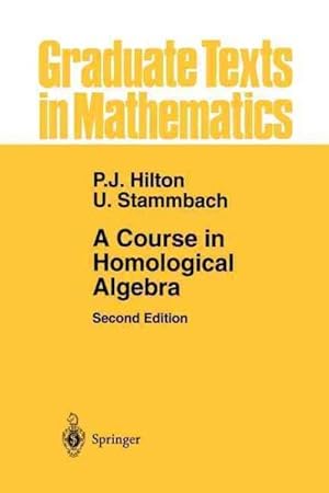 Imagen del vendedor de Course in Homological Algebra a la venta por GreatBookPricesUK