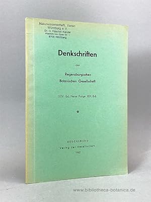 Bild des Verkufers fr Denkschriften der Regensburgischen Botanischen Gesellschaft. zum Verkauf von Bibliotheca Botanica