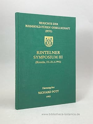Seller image for Rintelner Symposium III. (Rinteln, 19. - 21.3.1993). for sale by Bibliotheca Botanica