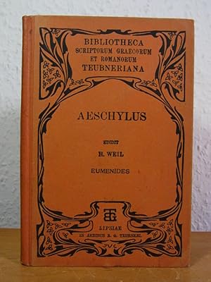 Bild des Verkufers fr Aeschyli Eumenides. Edidit Henricus Weil. Editio stereotypa (Bibliotheca scriptorum Graecorum et Romanorum Teubneriana) zum Verkauf von Antiquariat Weber