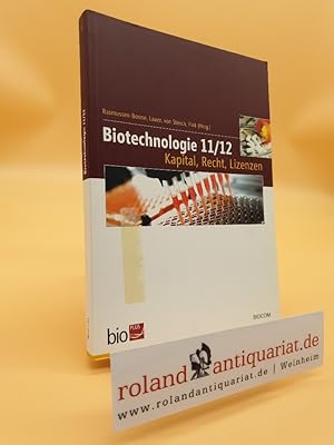 Imagen del vendedor de Biotechnologie 11/12   Kapital, Recht, Lizenzen a la venta por Roland Antiquariat UG haftungsbeschrnkt