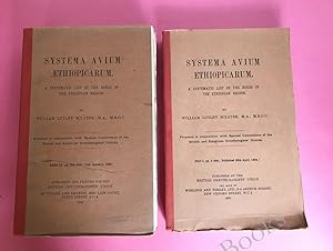 SYSTEMA AVIUM ETHIOPICARUM A Systematic List of the Birds of the Ethiopian Region [complete in Tw...