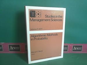 Bild des Verkufers fr AAlgorithmic Methods in Probability. (= Studier in the Management Sciences, Volume 7, 1977). zum Verkauf von Antiquariat Deinbacher
