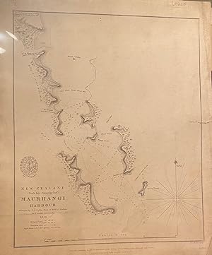 New Zealand, (North Isle, Shouraka Gulf). Maurhangi Harbour. Surveyed by F.A Cudlip, Mate of H.M....