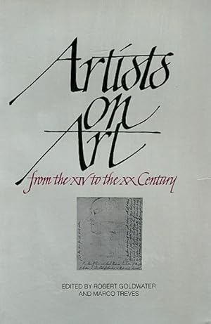 Bild des Verkufers fr Artists on Art: From the XIV to the XX Century zum Verkauf von LEFT COAST BOOKS