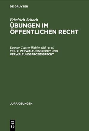 Bild des Verkufers fr Verwaltungsrecht und Verwaltungsprozessrecht zum Verkauf von AHA-BUCH GmbH