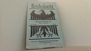 Bild des Verkufers fr Einheitsblatt 85. (Kassel-Gttingen) In 5 Farben. 1:100 000. zum Verkauf von Antiquariat Uwe Berg