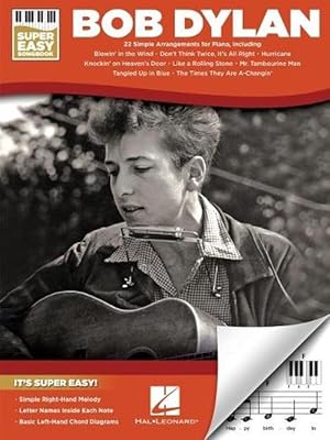 Seller image for Bob Dylan - Super Easy Songbook (Paperback) for sale by Grand Eagle Retail